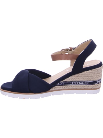Tom Tailor Keilsandalette in blau