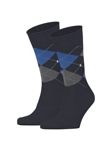 Burlington Socken 2er Pack in Dunkelblau/Blau/Grau