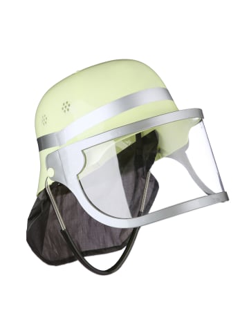 relaxdays 6 x Feuerwehrhelm in Gelb - (B)22,5x (H)24,5 x (T)28 cm
