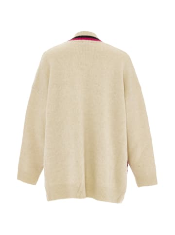 IMANE Damen Strickjacke in Beige