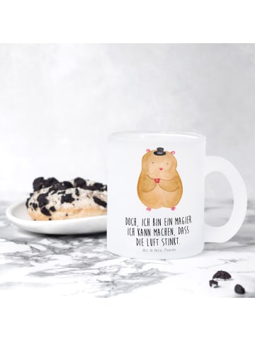 Mr. & Mrs. Panda Teetasse Hamster Hut mit Spruch in Transparent