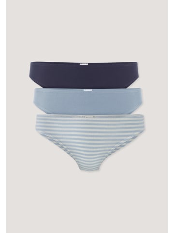 Hessnatur Slip Regular Cut 3er Pack in himmelblau