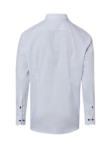 OLYMP  Hemd in weiß blau