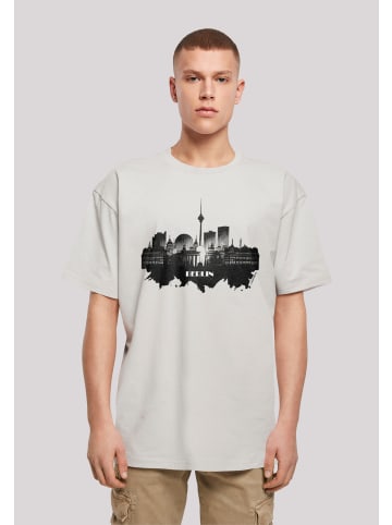 F4NT4STIC T-Shirt Cities Collection - Berlin skyline in lightasphalt