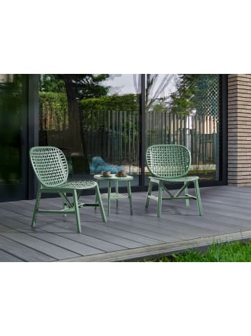 Beliani 3-tlg Bistro Set SICELLE in Grün