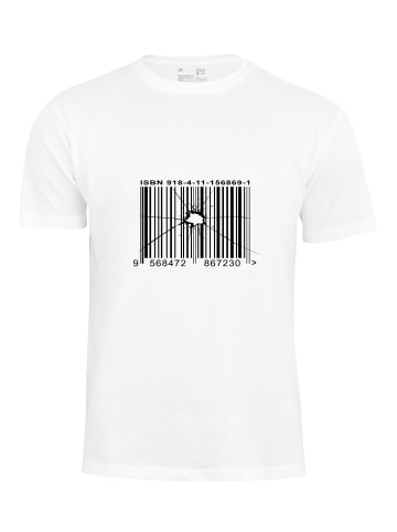 Cotton Prime® T-Shirt Barcode - Out of Order in Weiß
