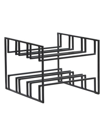 KADIMA DESIGN Weinflaschenhalter für 6 Flaschen 29x21x25 cm Weinregal Metall