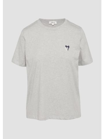 s.Oliver T-Shirt in 94D0_grau meliert