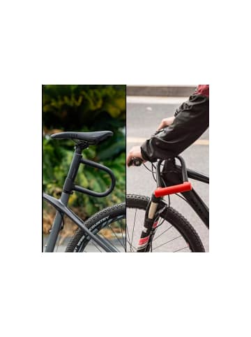 Rockbros Bügelschloss mir 3 Schlüsseln - Fahrradschloss RKS610-BK Schwarz in Schwarz