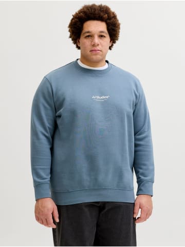 JACK & JONES PLUS Sweatshirt in Blue Mirage
