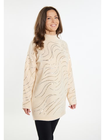 usha BLACK LABEL Damen Strick Pullover in Creme