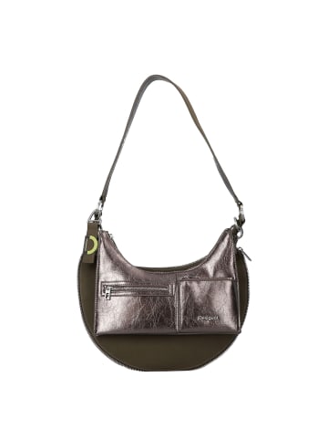 Desigual Delta Lyra Schultertasche 32 cm mit Dehnfalte grün