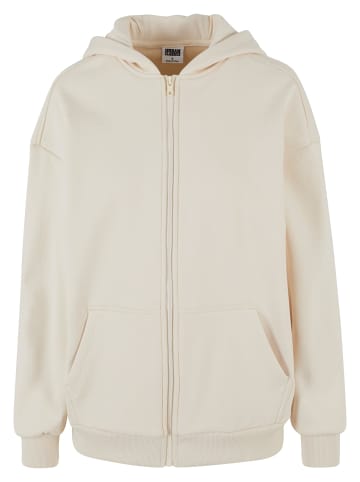 Urban Classics Urban Classics Zip-Kapuzenpullover in whitesand
