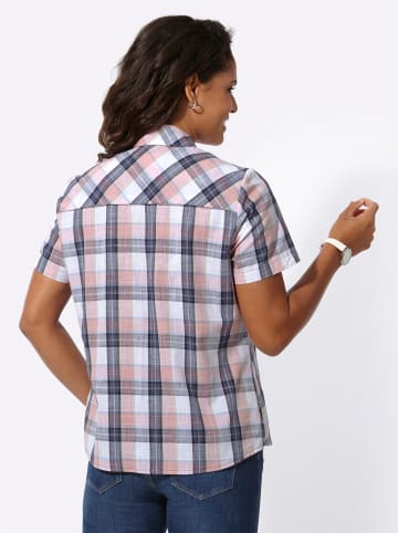 WITT WEIDEN Karobluse in flamingo-marine-kariert