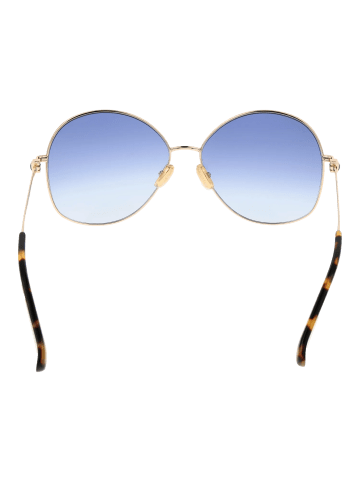 Max Mara Frauen Sonnenbrille Rund Gold