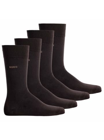 BOSS Socken 4er Pack in Dunkelbraun