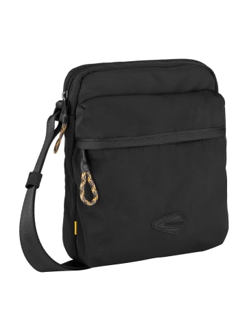 Camel Active TERRA Cross Bag aus recyceltem Nylon in Schwarz