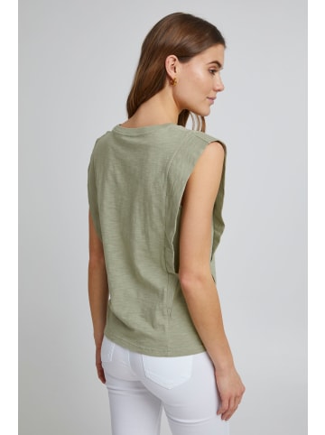 b.young Shirttop BYTELLA V NECK TSHIRT -20811283  Shirttop mit V-Ausschnitt in Grün
