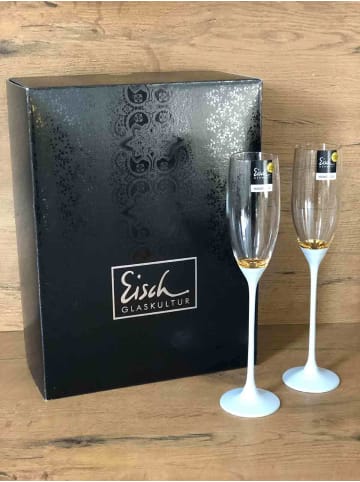 Eisch 2er Set Champagnergläser Champagner Exklusiv 180 ml in gold