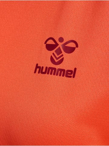 Hummel Hummel Jersey S/S Raglanärmel Hmlongrid Multisport Damen in NASTURTIUM/RHUBARB