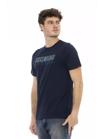 Bikkembergs Weiß Schwarz Baumwolle Herren T-Shirt