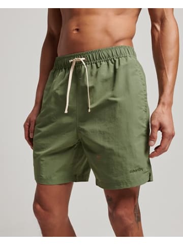 Superdry Badeshorts in Kaki