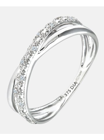 Diamant L'éternel Ring aus 375 Weißgold mit 0.05 Karat Diamant