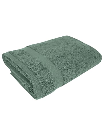 Framsohn 2er Set: Walkfrottier BIO Handtuch "ORGANIC" in Pinie -(L) 100 x (B) 50 cm