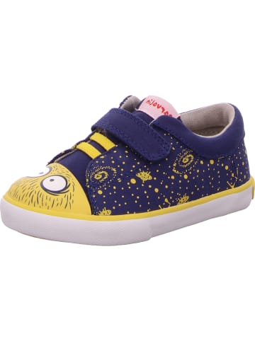 Garvalin Stoffslipper in blau