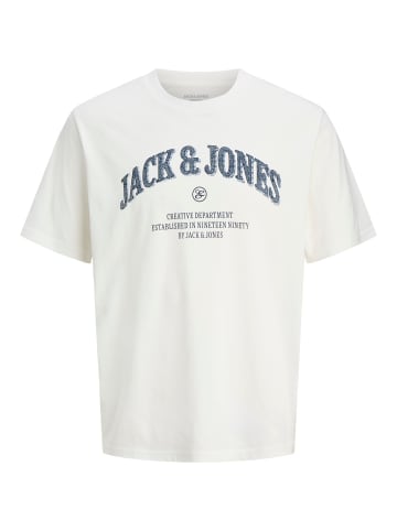 JACK & JONES PLUS T-shirt in Cloud Dancer