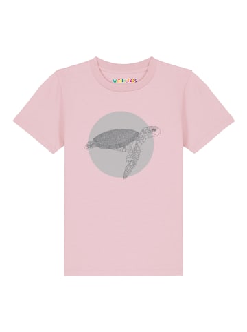 wat? Apparel T-Shirt Meeresschildkröte in Rosa