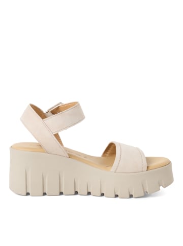 Tamaris Sandale Sandalette in taupe