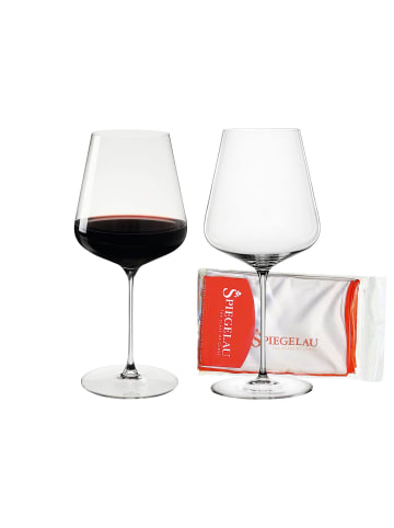 Spiegelau 2er Set Bordeauxgläser + Poliertuch Definition 750 ml in transparent