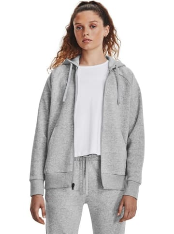 Under Armour Hoodie "UA Rival Fleece Fullzip Hoodie" in Gray