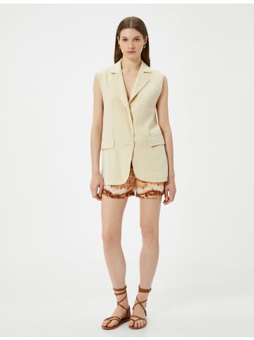 KOTON Shorts in Braun Gemustert