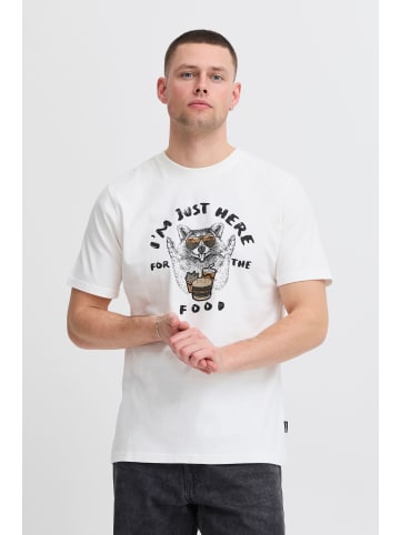 BLEND Rundhalsshirt BHJAVOR in weiß