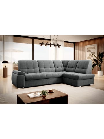 MF Design Saido Recamiere Rechts in Asphalt -  (L) 272 x (B) 272 x (H) 95 cm