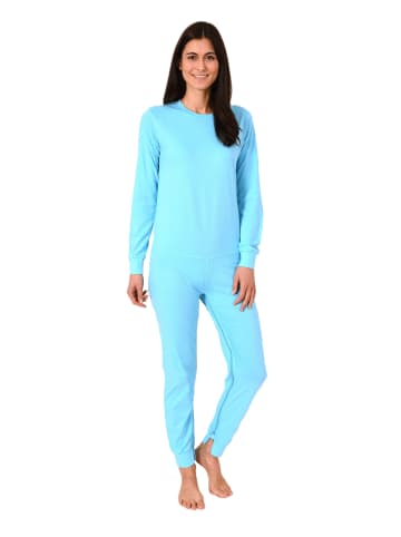 NORMANN Pflegeoverall langarm Reißverschluss Bein - 88653 in türkis