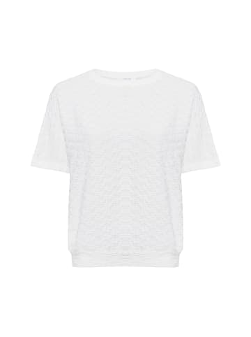 OPUS T-Shirt Senni in weiß