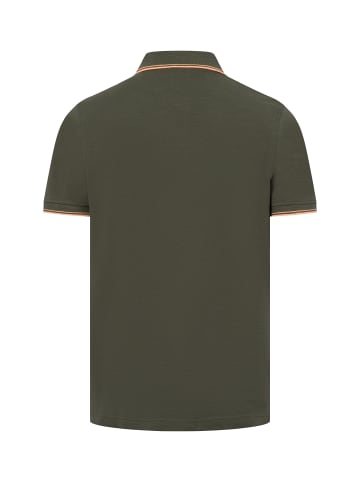 Nils Sundström Poloshirt in khaki aprikot - 0002