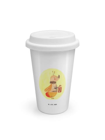 Mr. & Mrs. Panda To Go Becher Glühwürmchen ohne Spruch in Weiß