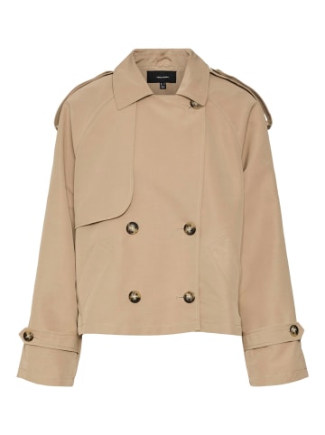 Vero Moda Trenchcoat in Silver Mink