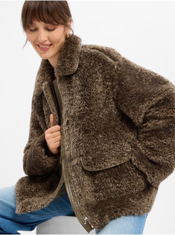 edited Kunstfelljacke Amia in schlamm - 0001