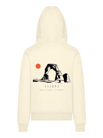 F4NT4STIC Hoodie Escape Discover the World Savannah in sand