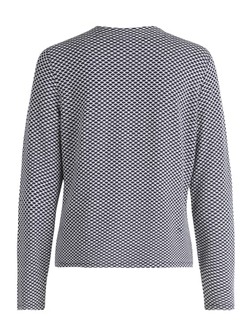 Betty Barclay Shirtjacke mit Struktur in Dunkelblau/Weiß