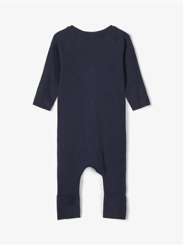 name it Jungen Strampler ohne Fuß mit Reißverschluss in Blau