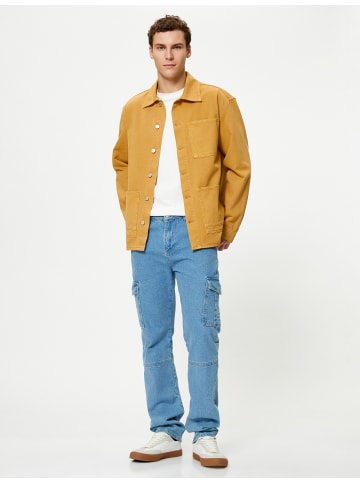 KOTON Jacke in Kamelfeder