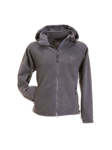 BMS Fleecejacke/Fleecepullover in Grau