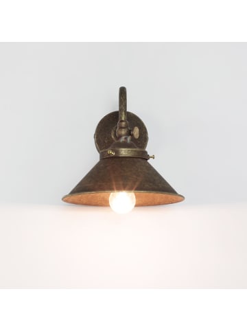 Licht-Erlebnisse Wandlampe (B)15 x (H)18 cm in Bronze Antik matt