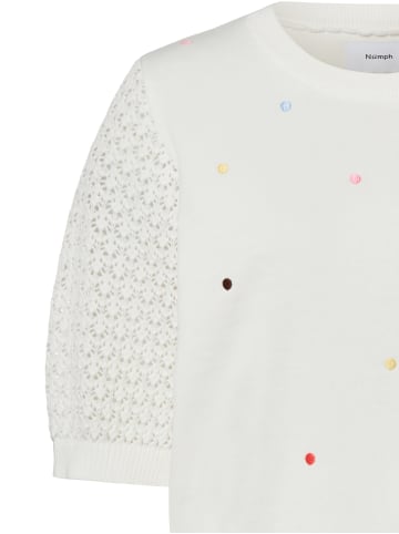 NÜMPH Pullover NULulo in ecru mehrfarbig - 0001